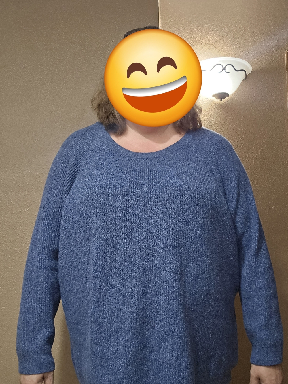 Maurices Heathered Navy Crewneck Sweater